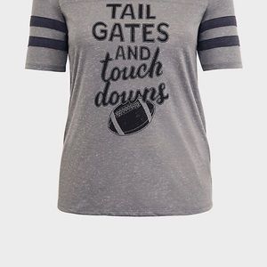 Grey football shirt by Torrid